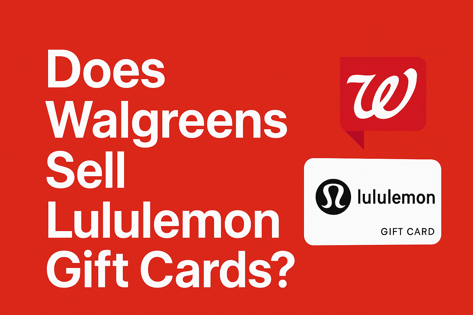 Does Walgreens Sell Lululemon Gift Cards?